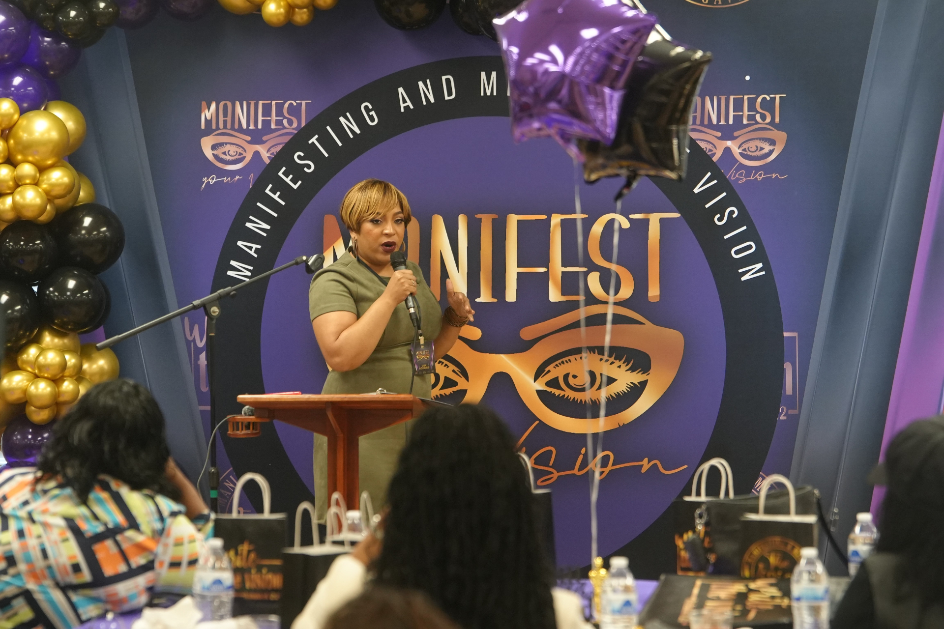 Tiana Myers speaking